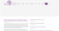 Desktop Screenshot of kutseliit.eu